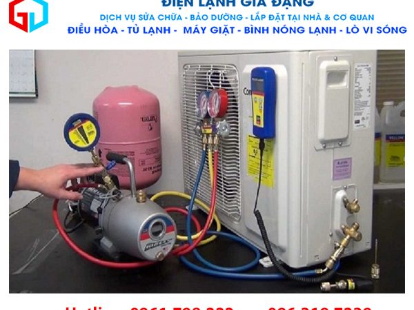 bơm gas máy lạnh bình dương