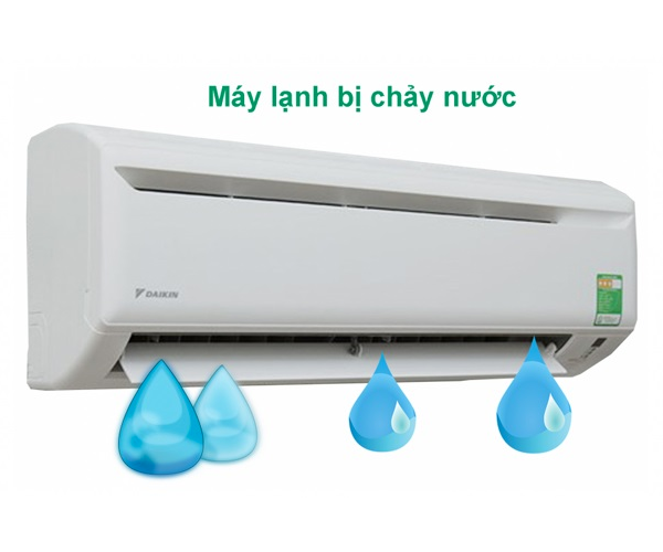 máy lạnh bị chảy nước